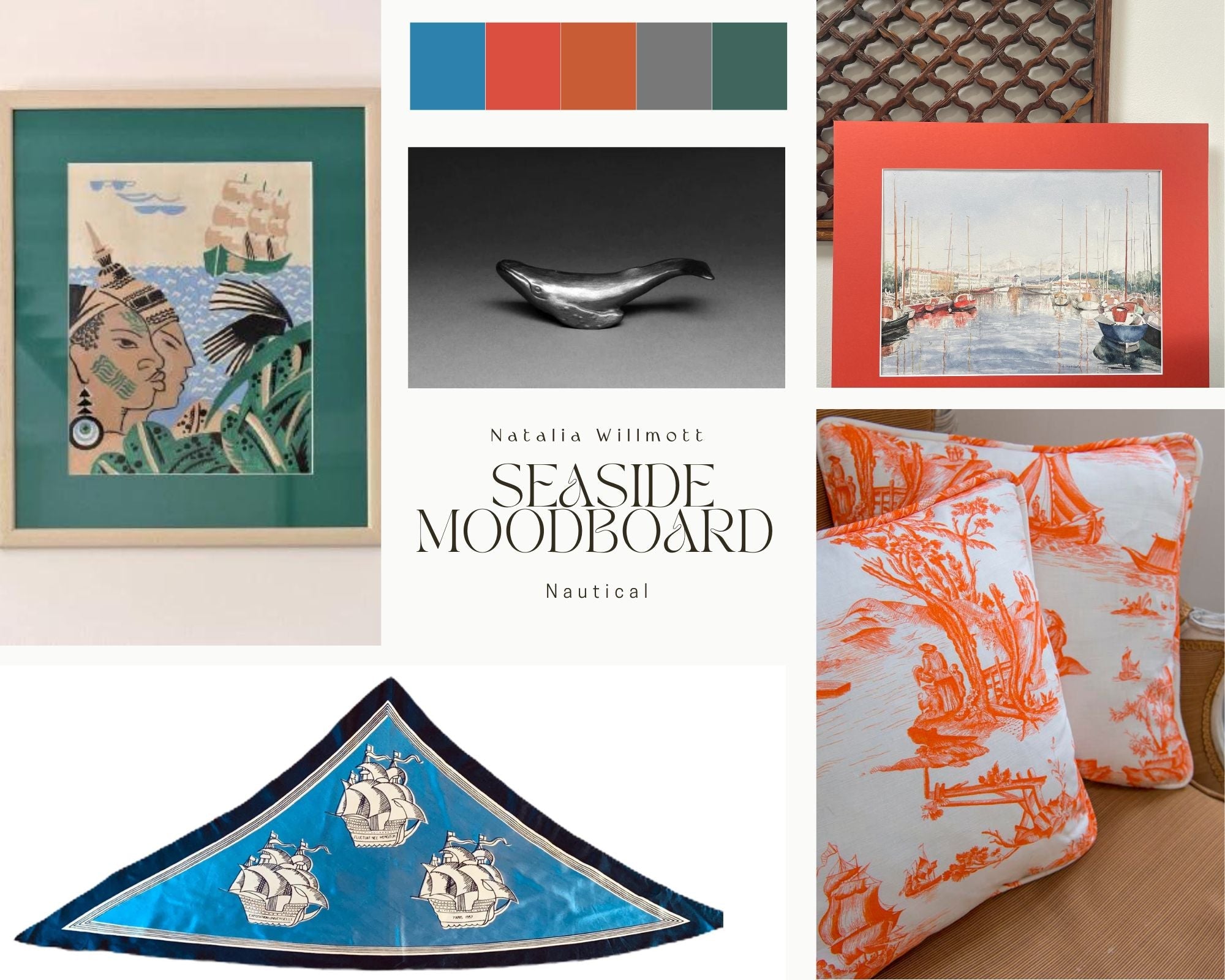 Seaside Moodboard- Nautical – Natalia Willmott