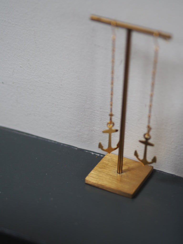 Anchor earrings - Natalia Willmott