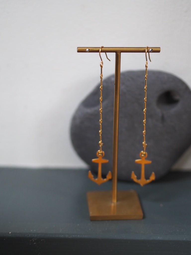 Anchor earrings - Natalia Willmott