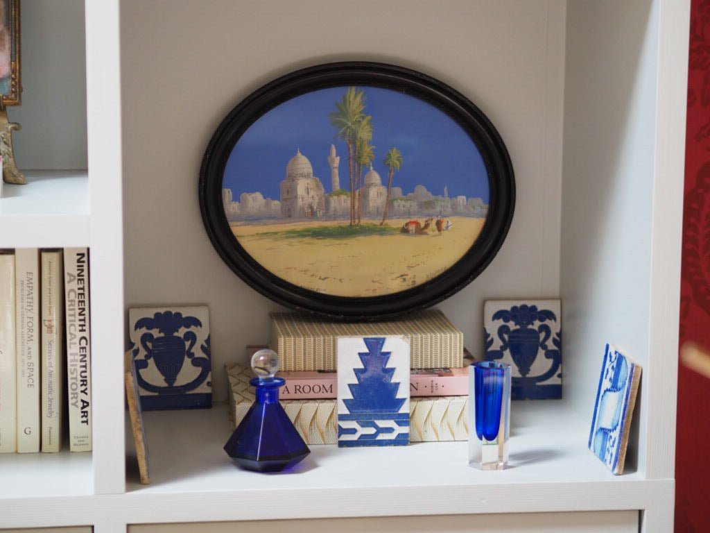 antique portuguese tile - zig zag - Natalia Willmott