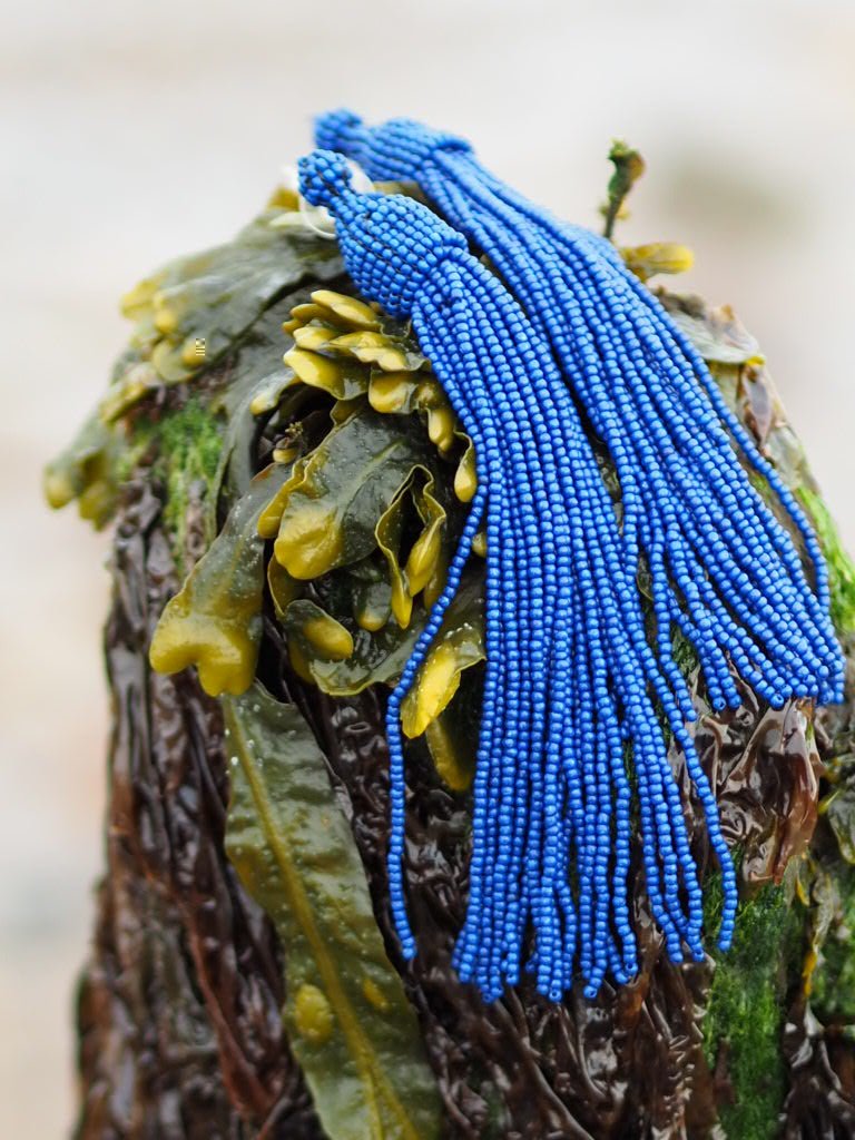 Beaded tassel earrings - Natalia Willmott