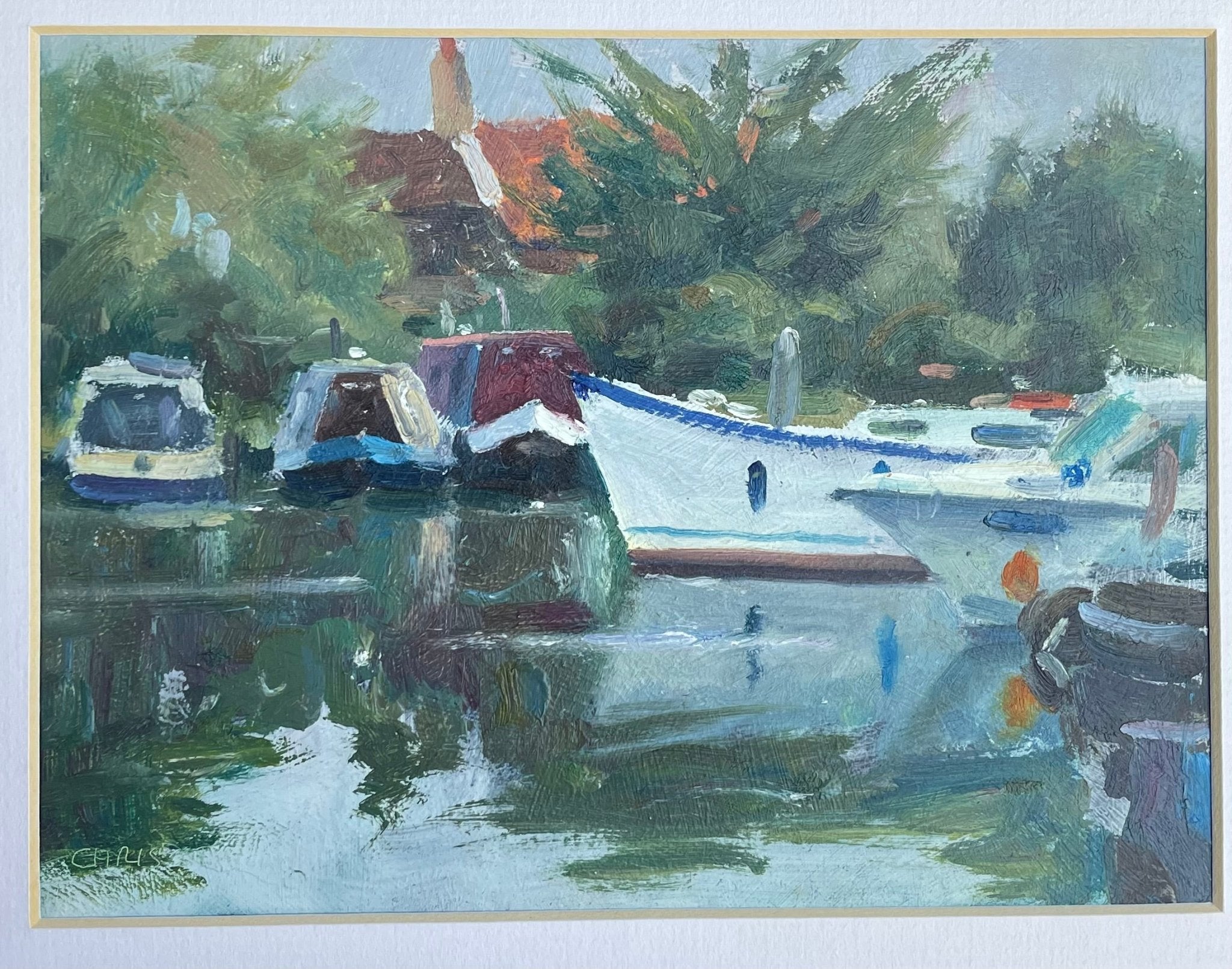 Boats "Overcast day" by Chris Slater - Natalia Willmott