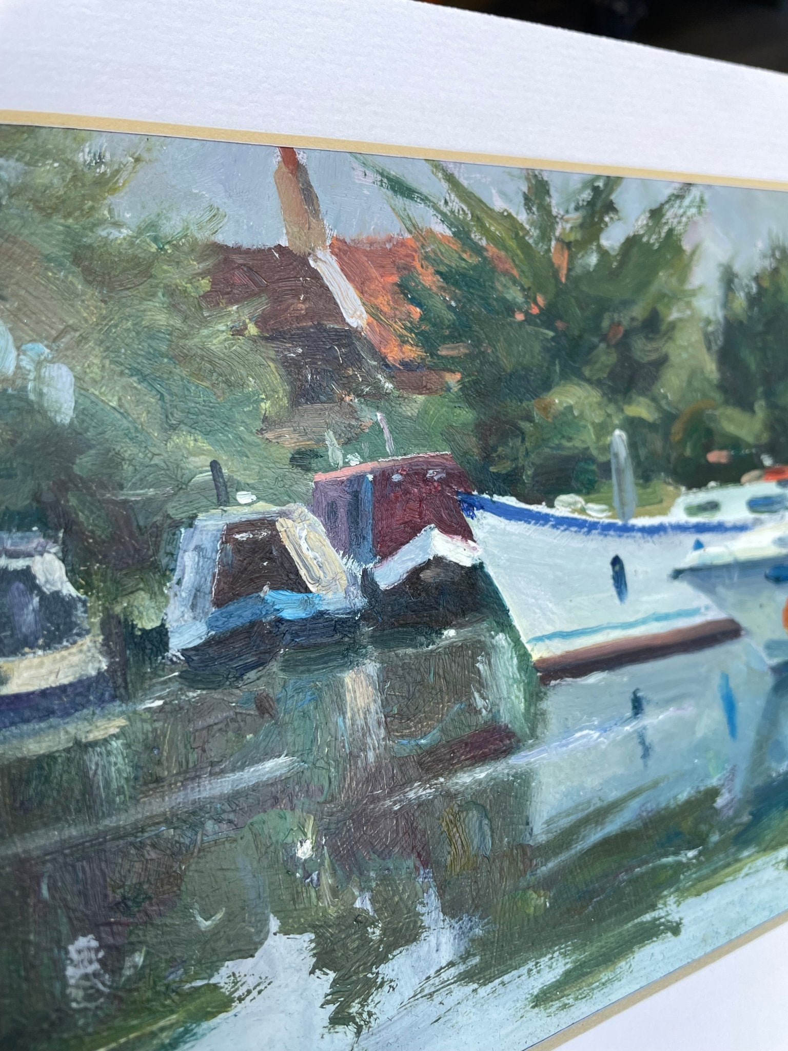 Boats "Overcast day" by Chris Slater - Natalia Willmott