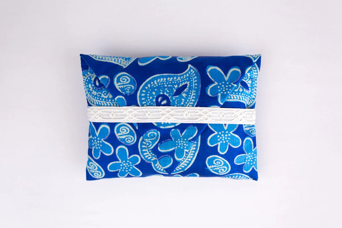 "BOTEH" SILK ENVELOPE CUSHION by My Billet Doux - Natalia Willmott