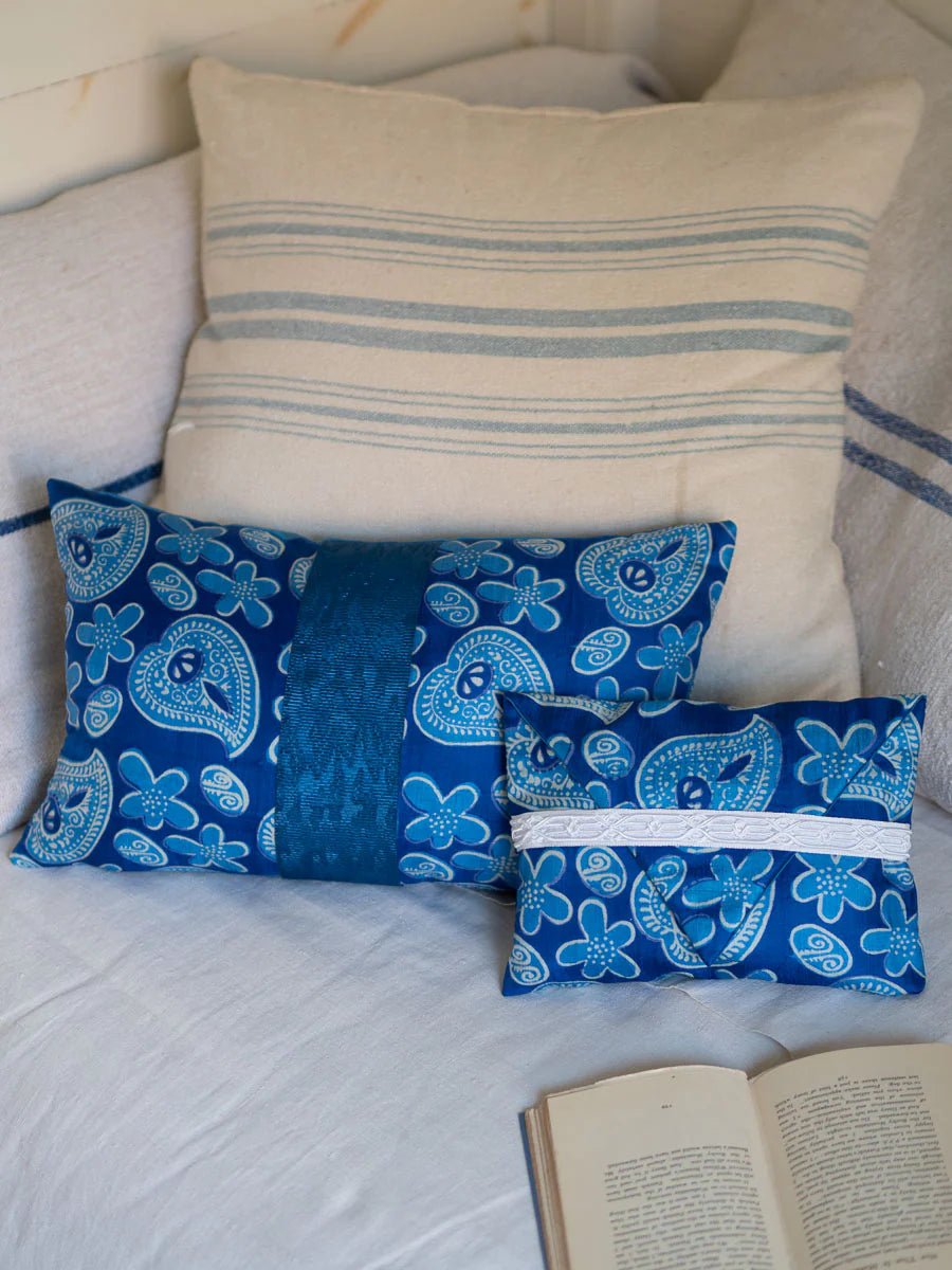 "BOTEH" SILK ENVELOPE CUSHION by My Billet Doux - Natalia Willmott