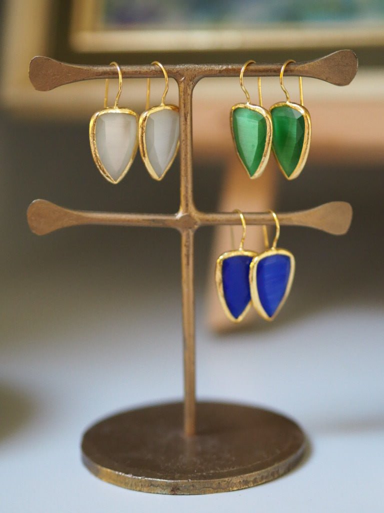 cat's eye elegant earrings - Natalia Willmott