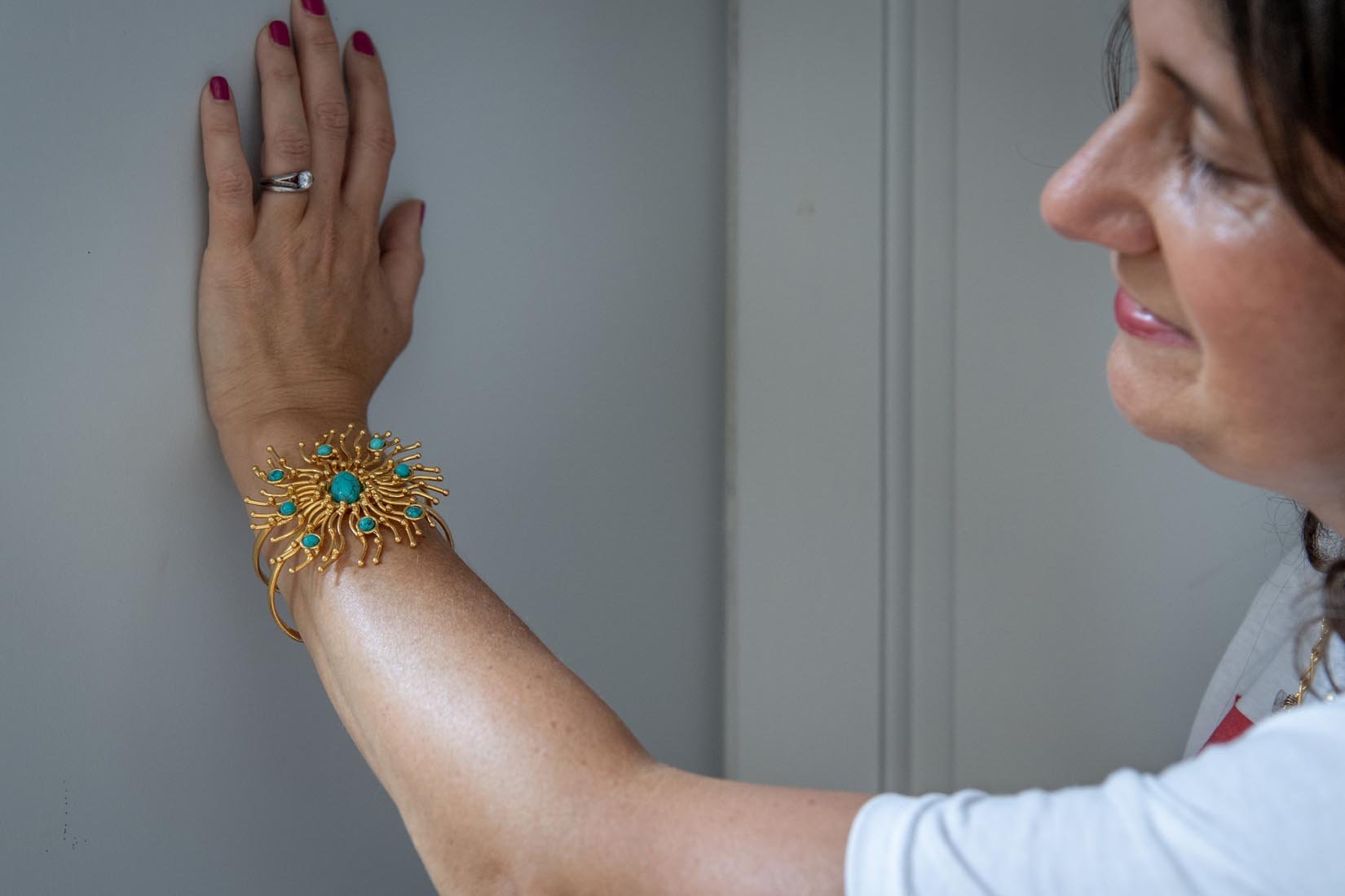 Cuff/Manchette "Sunshine"by Sylvia Toledano - Natalia Willmott