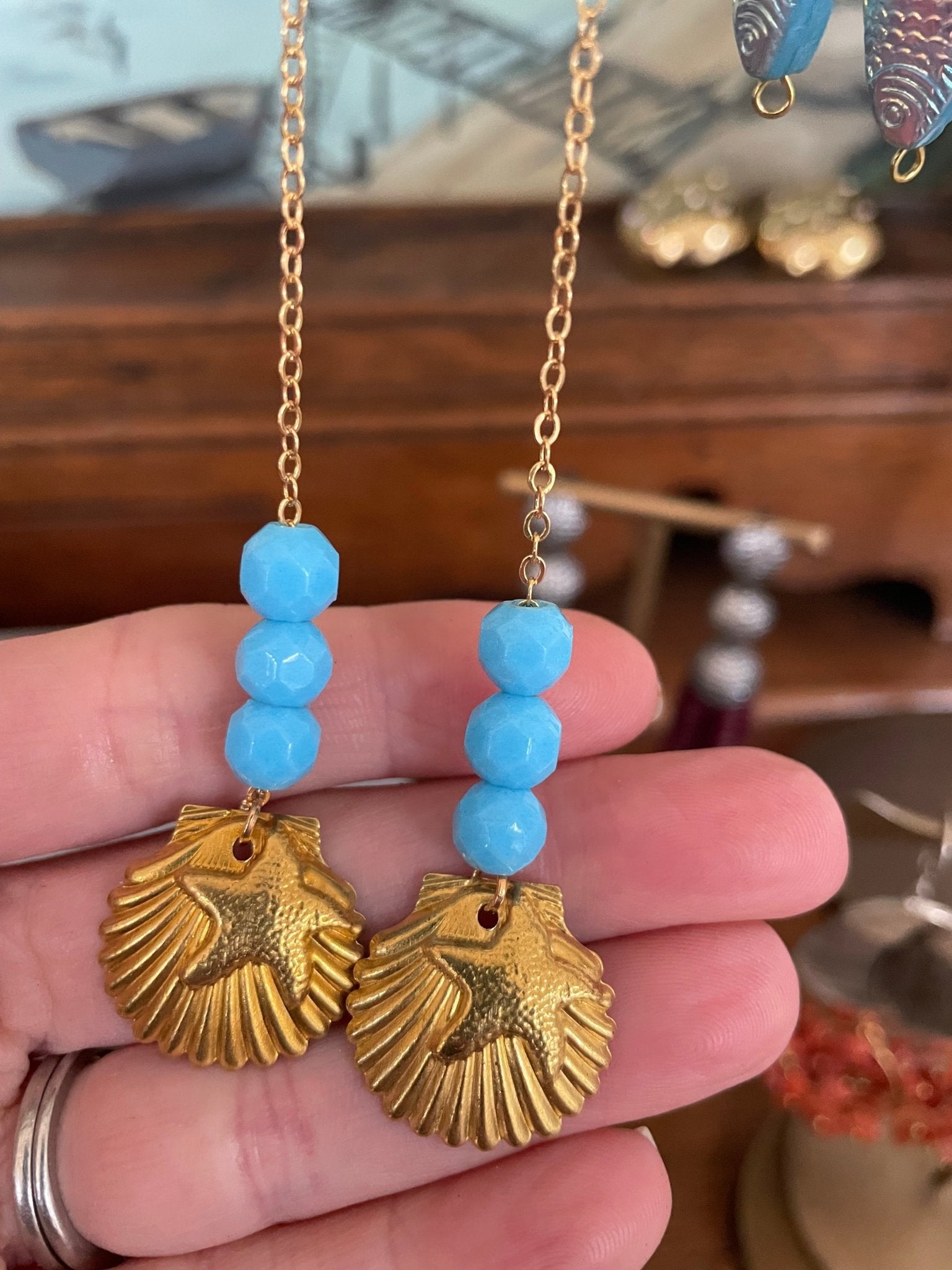 Earrings shell - Natalia Willmott