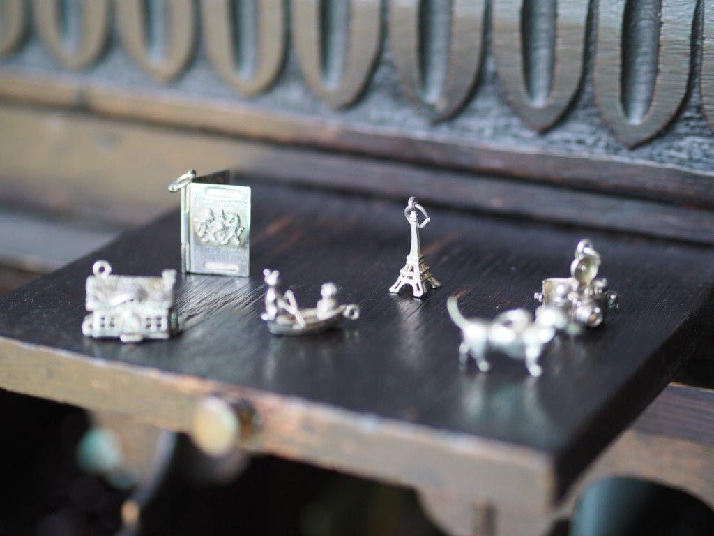 Eiffel Tower vintage silver charm - Natalia Willmott
