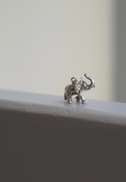 Elephant vintage silver charm - Natalia Willmott