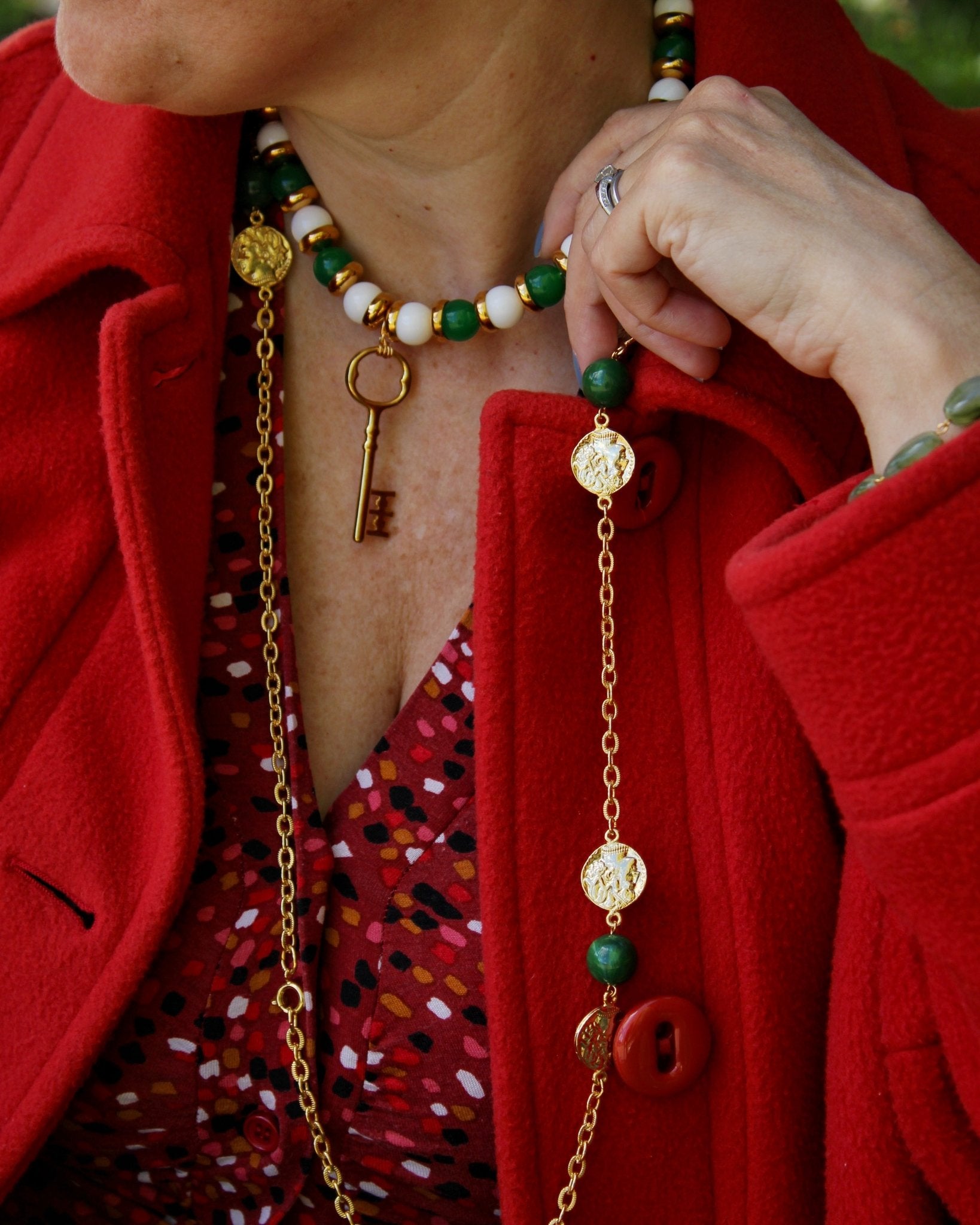 Key vintage necklace - Natalia Willmott