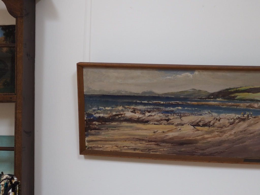 Looking Towards Portencross oil painting - Natalia Willmott