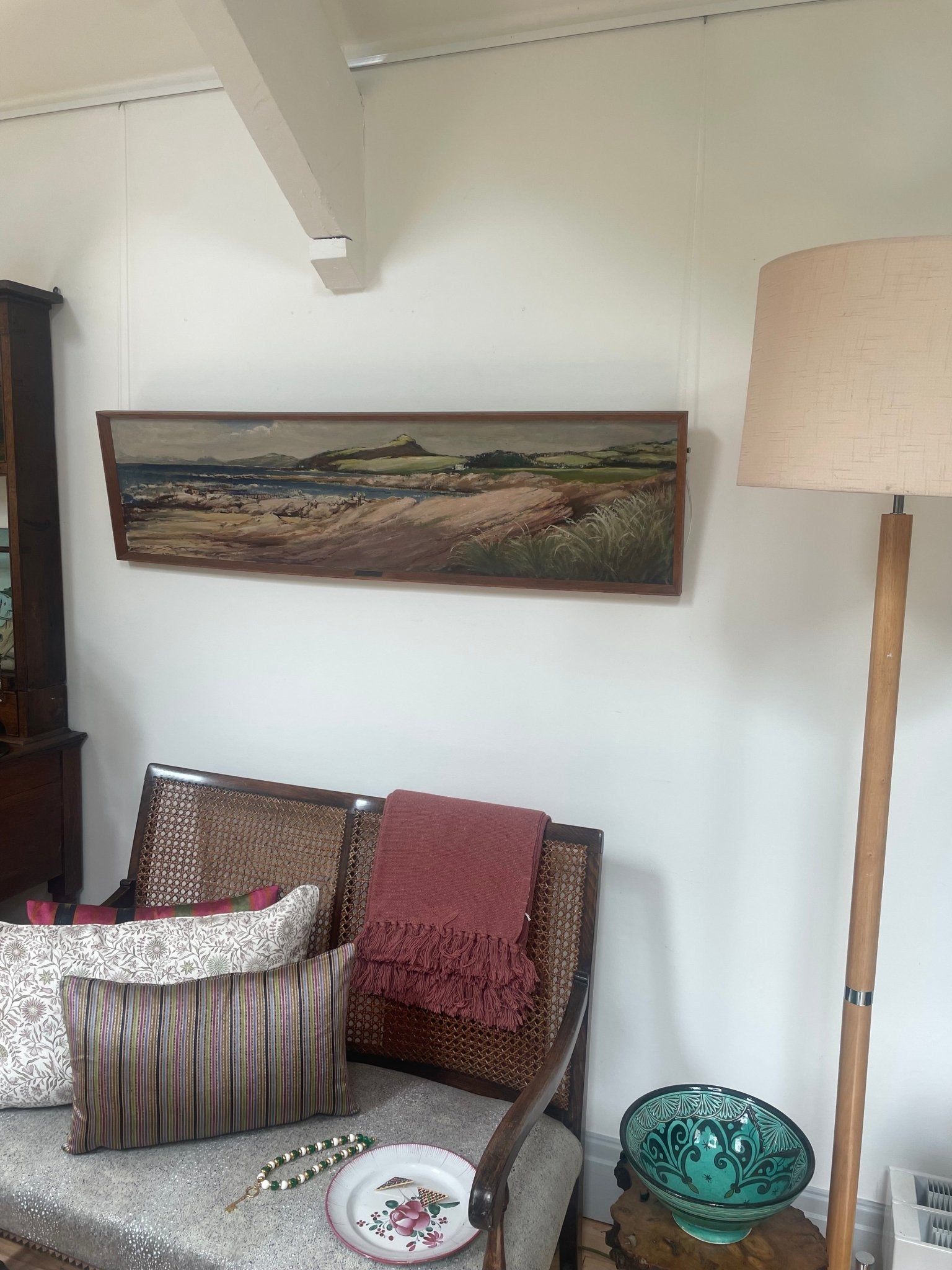 Looking Towards Portencross oil painting - Natalia Willmott