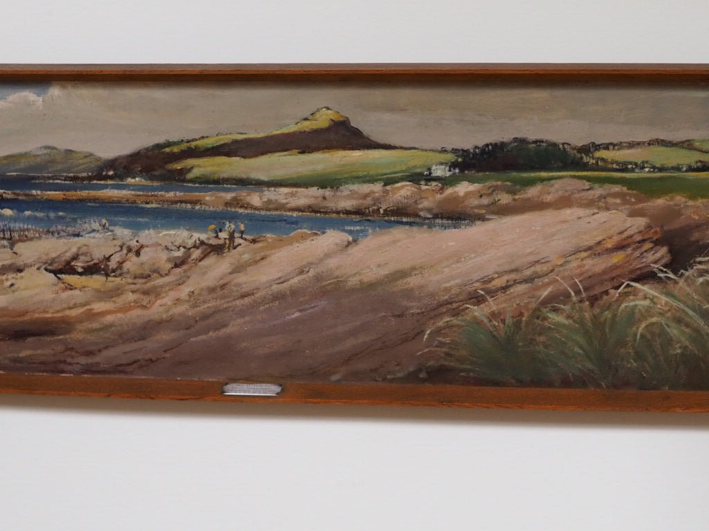 Looking Towards Portencross oil painting - Natalia Willmott