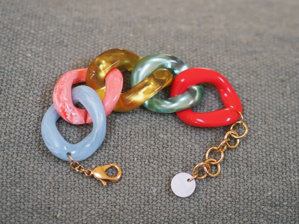 Maillon tutti frutti Coral colours bracelet - Natalia Willmott