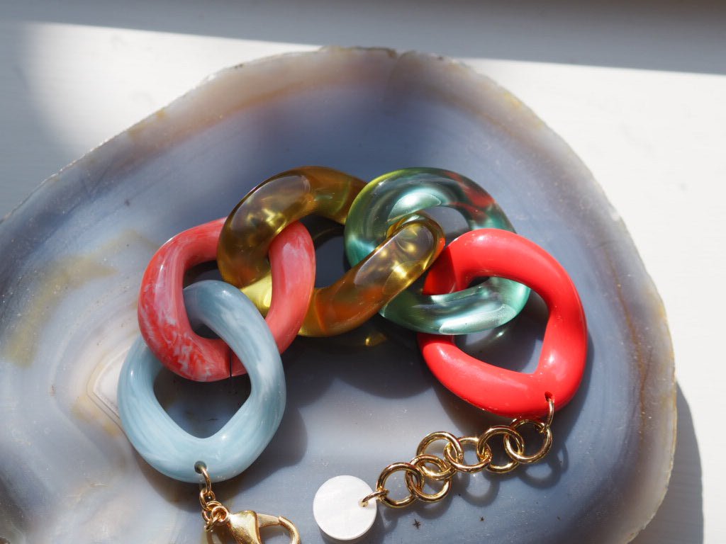 Maillon tutti frutti Coral colours bracelet - Natalia Willmott