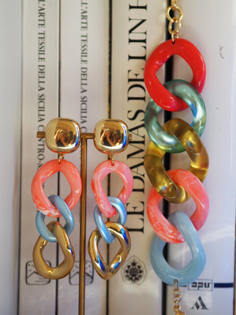 Maillon tutti frutti Coral colours bracelet - Natalia Willmott