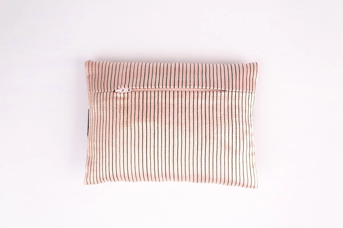 "OTTOMAN" STRIPE SILK ENVELOPE CUSHION by My Billet Doux - Natalia Willmott