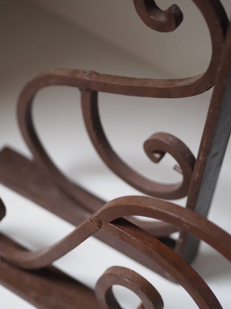 Pair of wrought iron book ends Pekin - Natalia Willmott