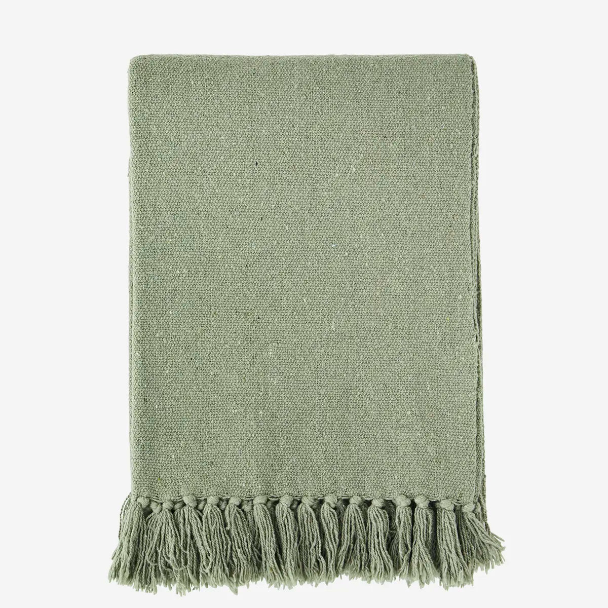 recycled cotton throw sage - Natalia Willmott