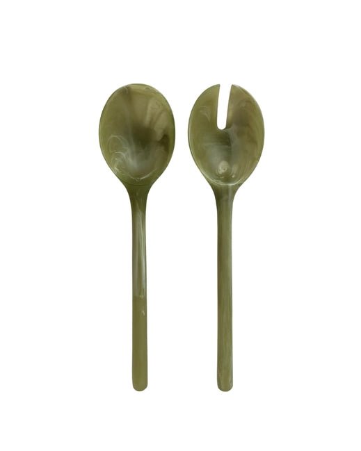 Salad servers olive - Natalia Willmott