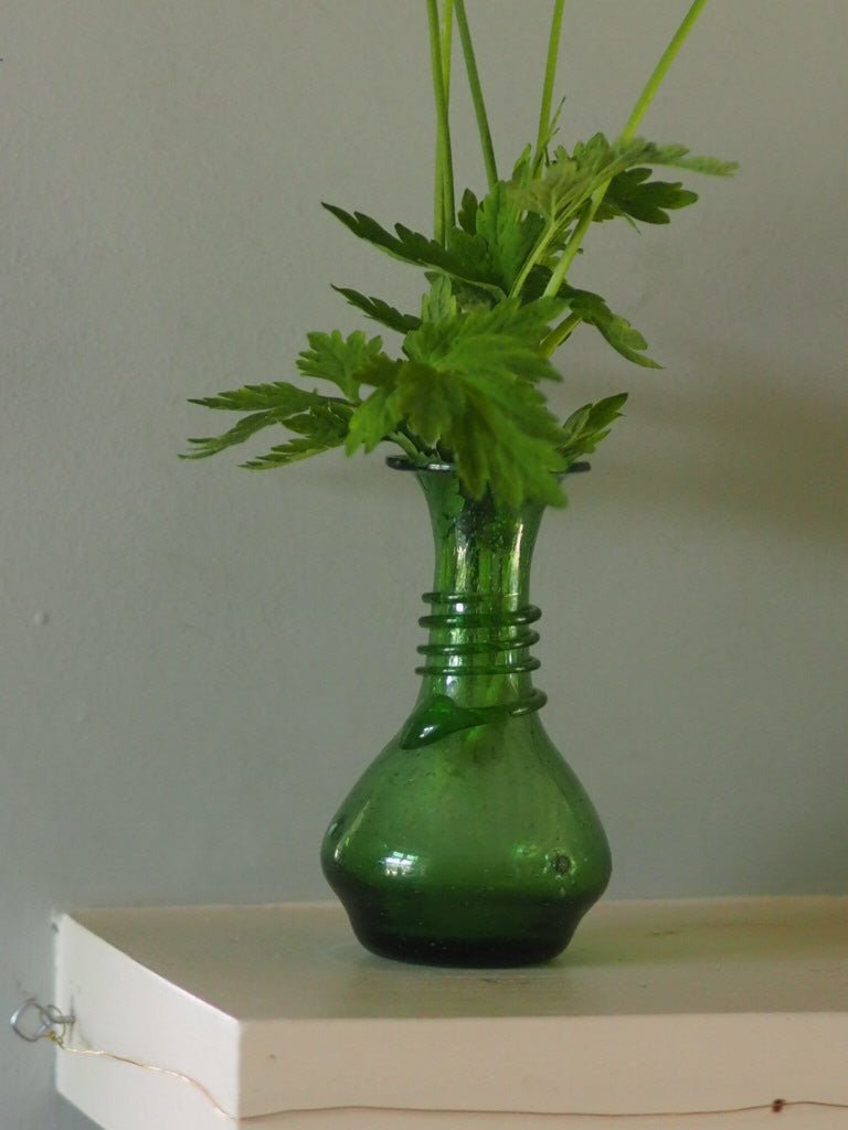 Vintage emerald green posy vase - Natalia Willmott