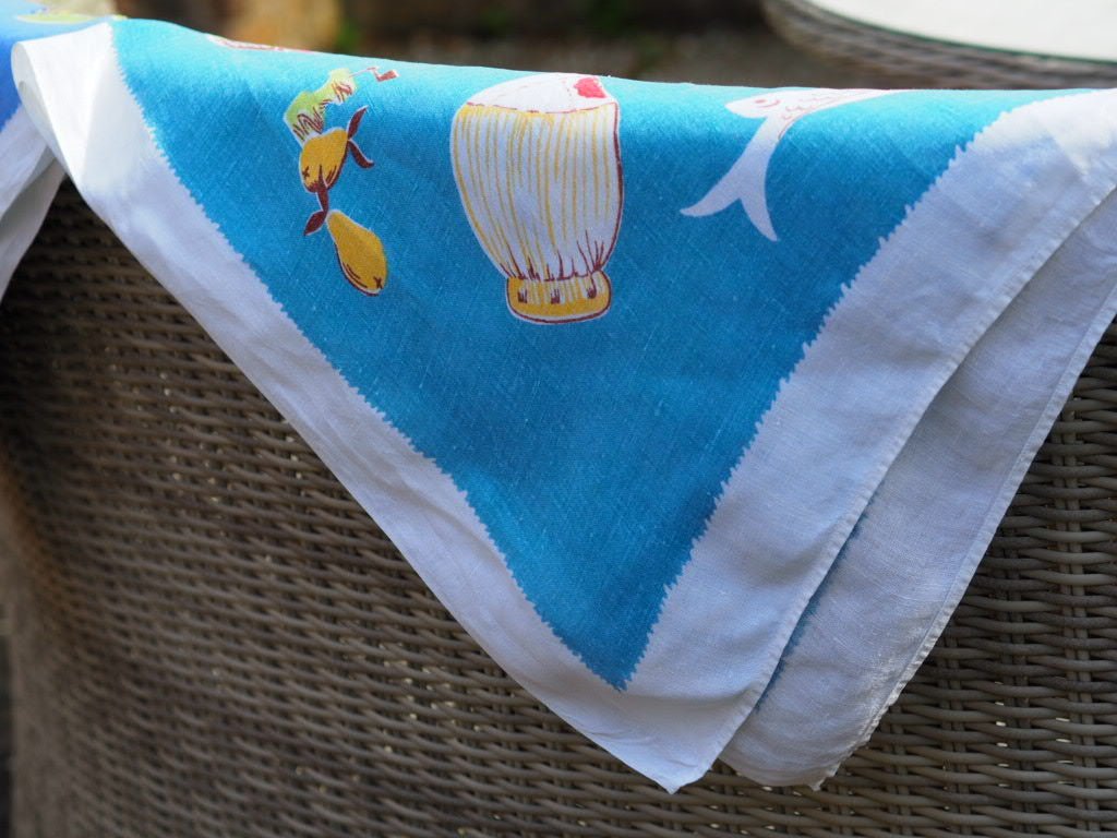 Vintage fifties tablecloth - Natalia Willmott