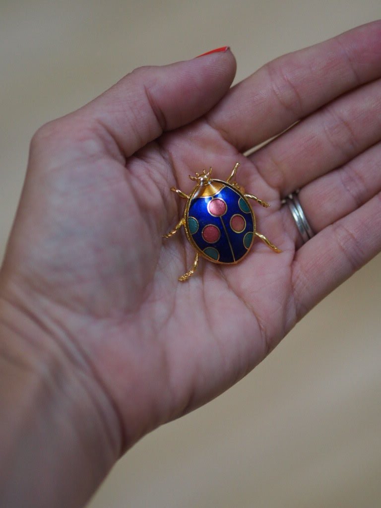 Vintage ladybird brooch - Natalia Willmott