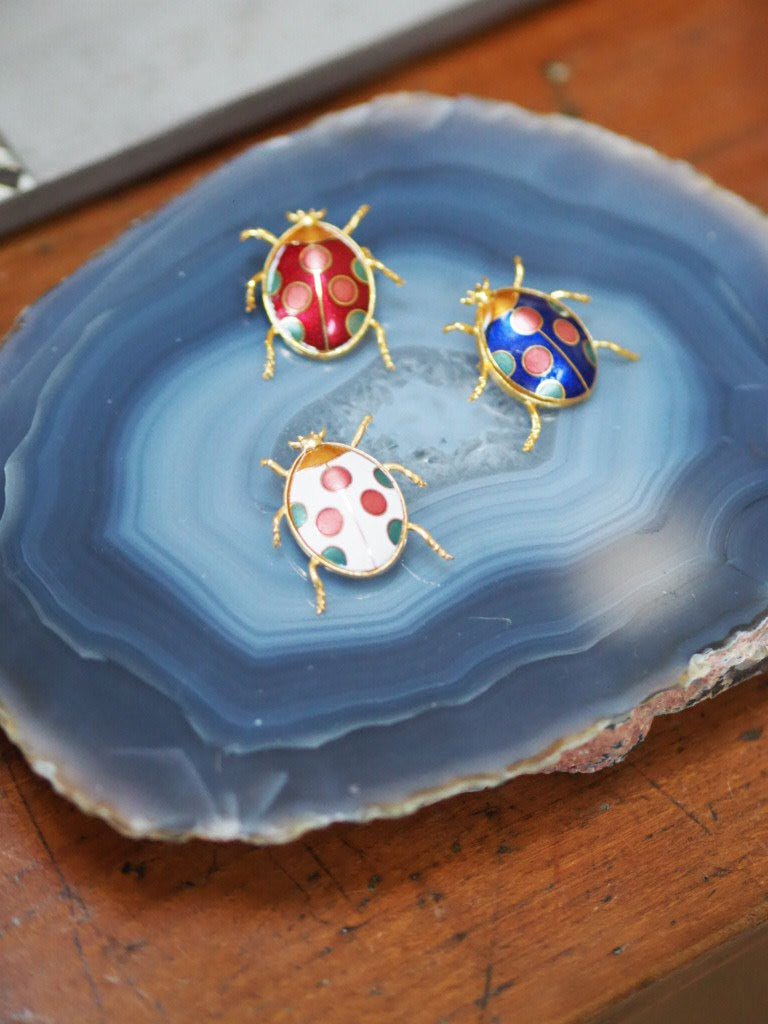 Vintage ladybird brooch - Natalia Willmott