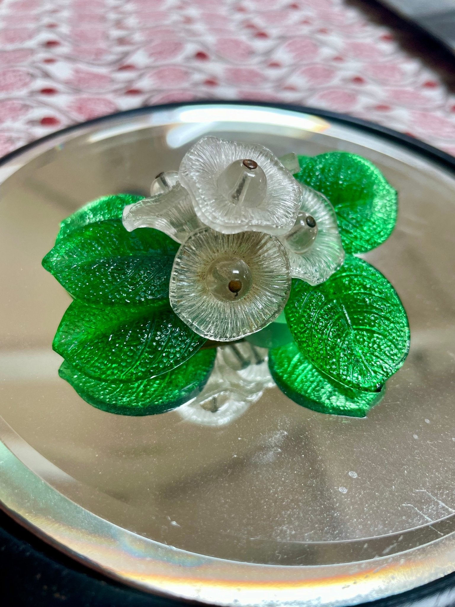 Vintage pate de verre brooch 1940’s - Natalia Willmott
