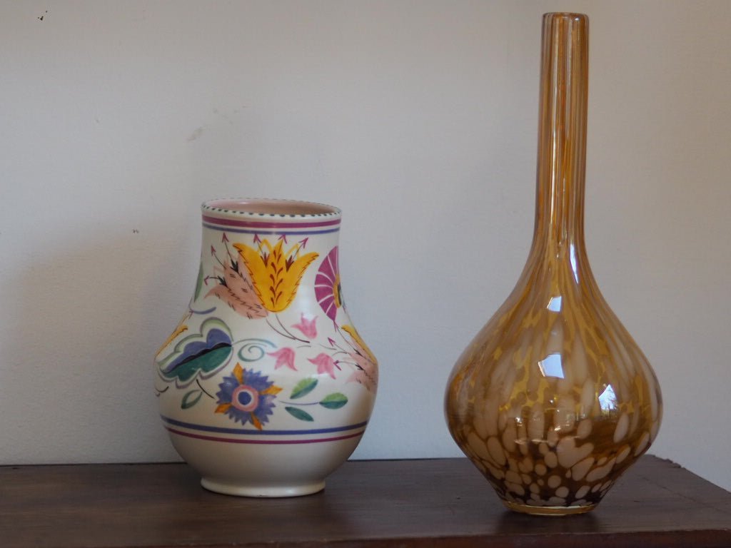 Vintage Poole Pottery vase - Floral abundance - Traditional ware - Natalia Willmott