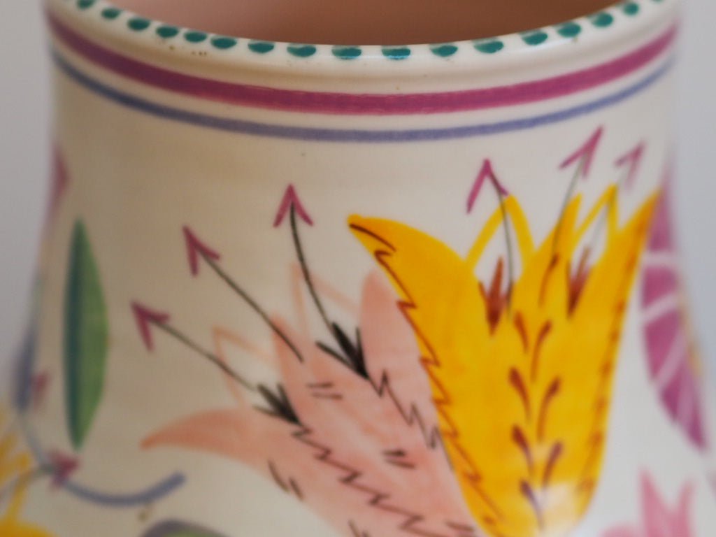 Vintage Poole Pottery vase - Floral abundance - Traditional ware - Natalia Willmott