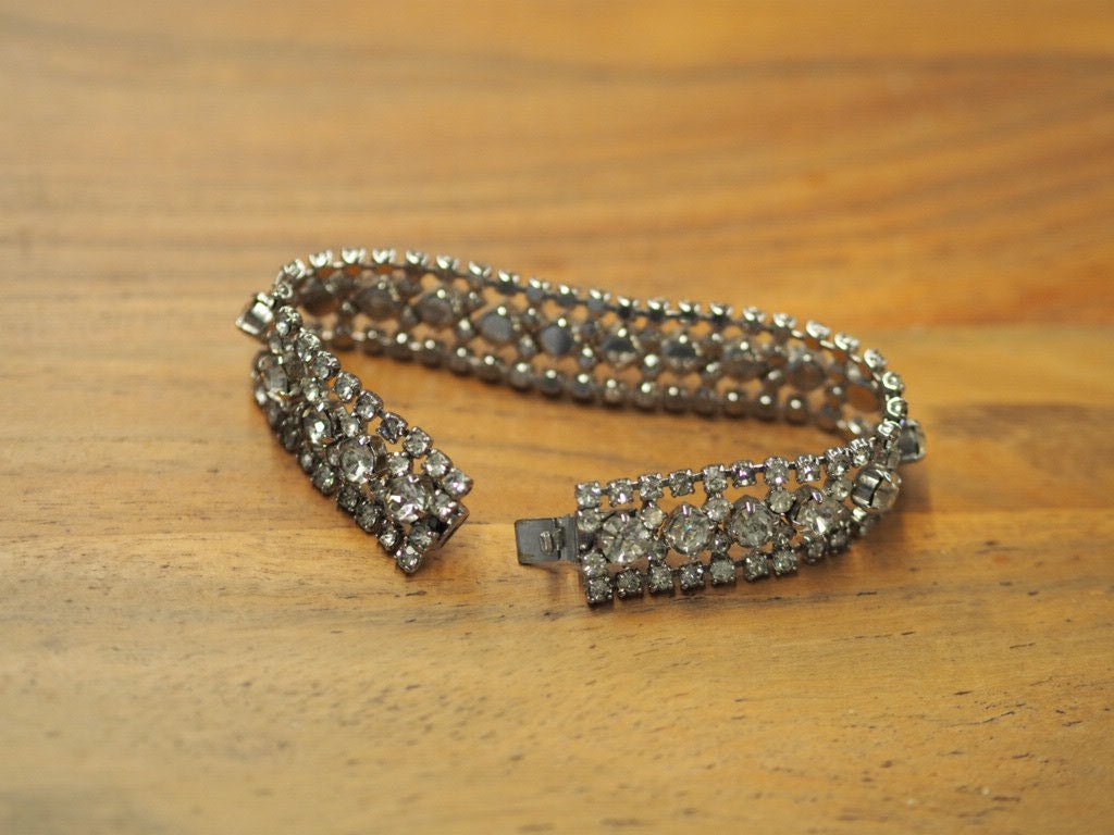 Vintage rhinestone bracelet - Natalia Willmott