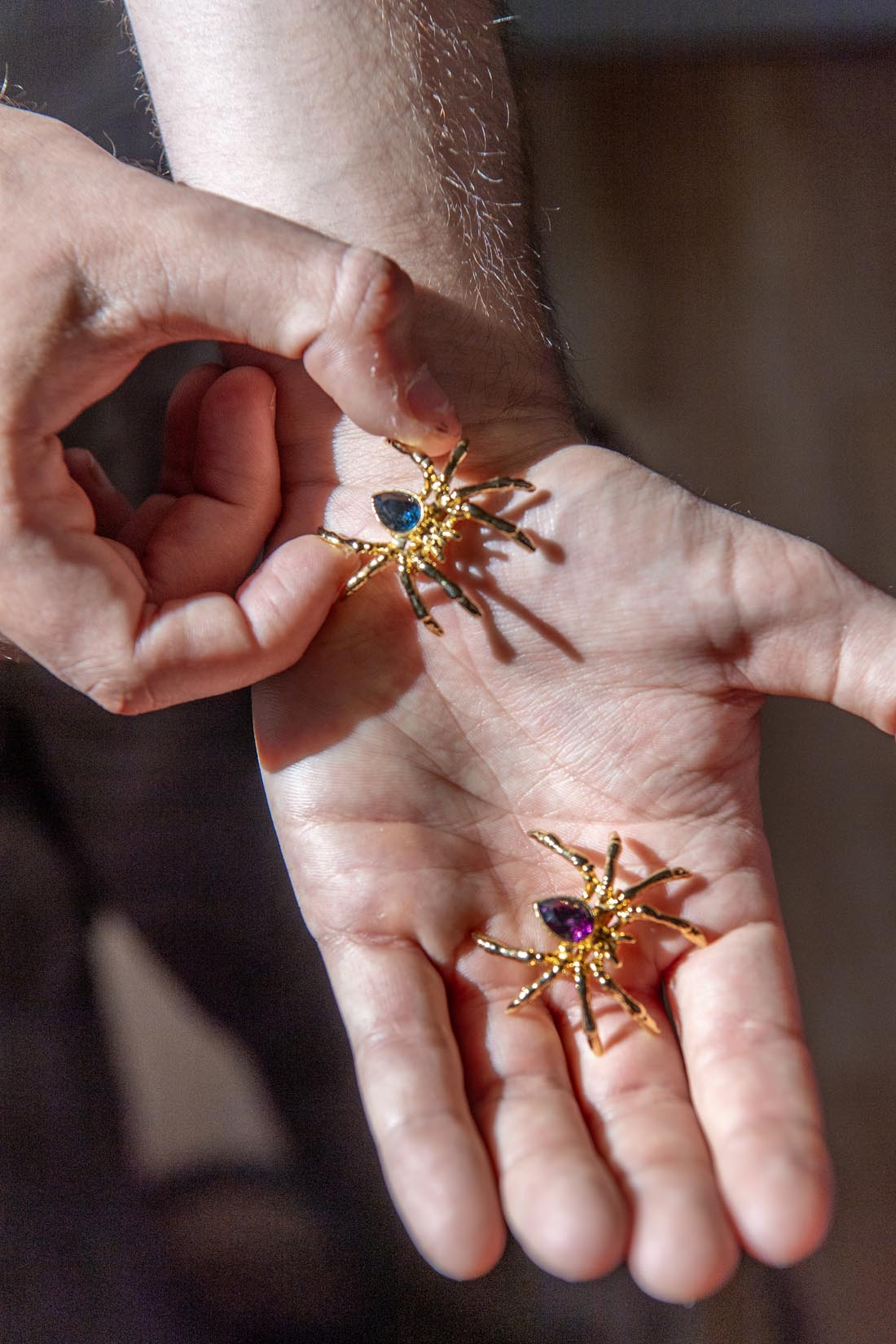 Vintage Swarovski spider brooch - Natalia Willmott