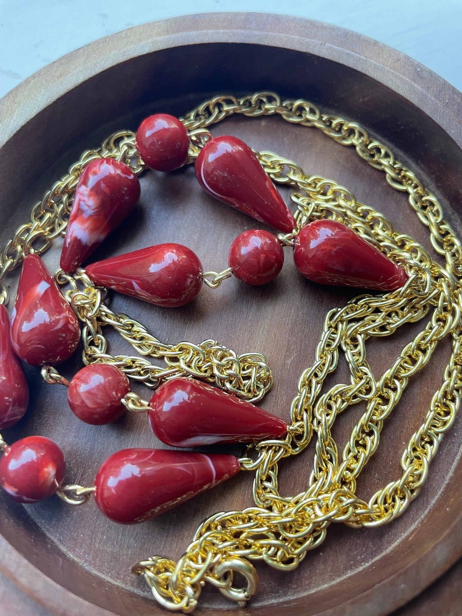 Vintage teardrop necklace - Natalia Willmott