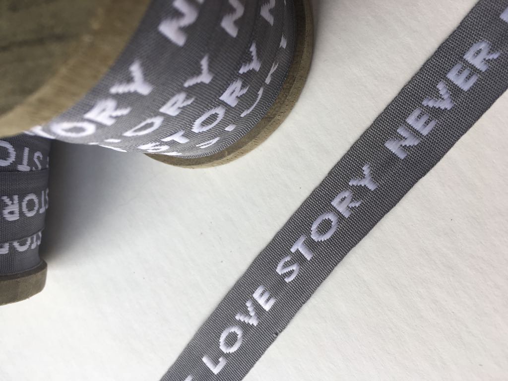 "A true love story never ends" ribbon - Natalia Willmott