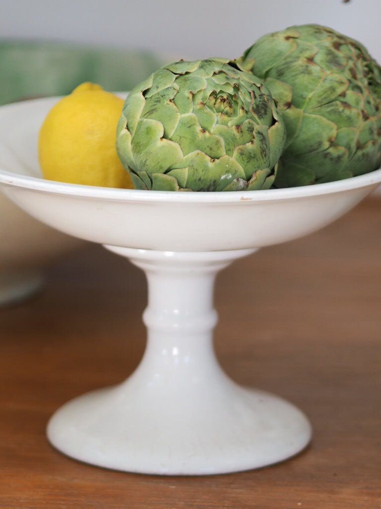 Antique ironstone footed bowl or compotier - Natalia Willmott