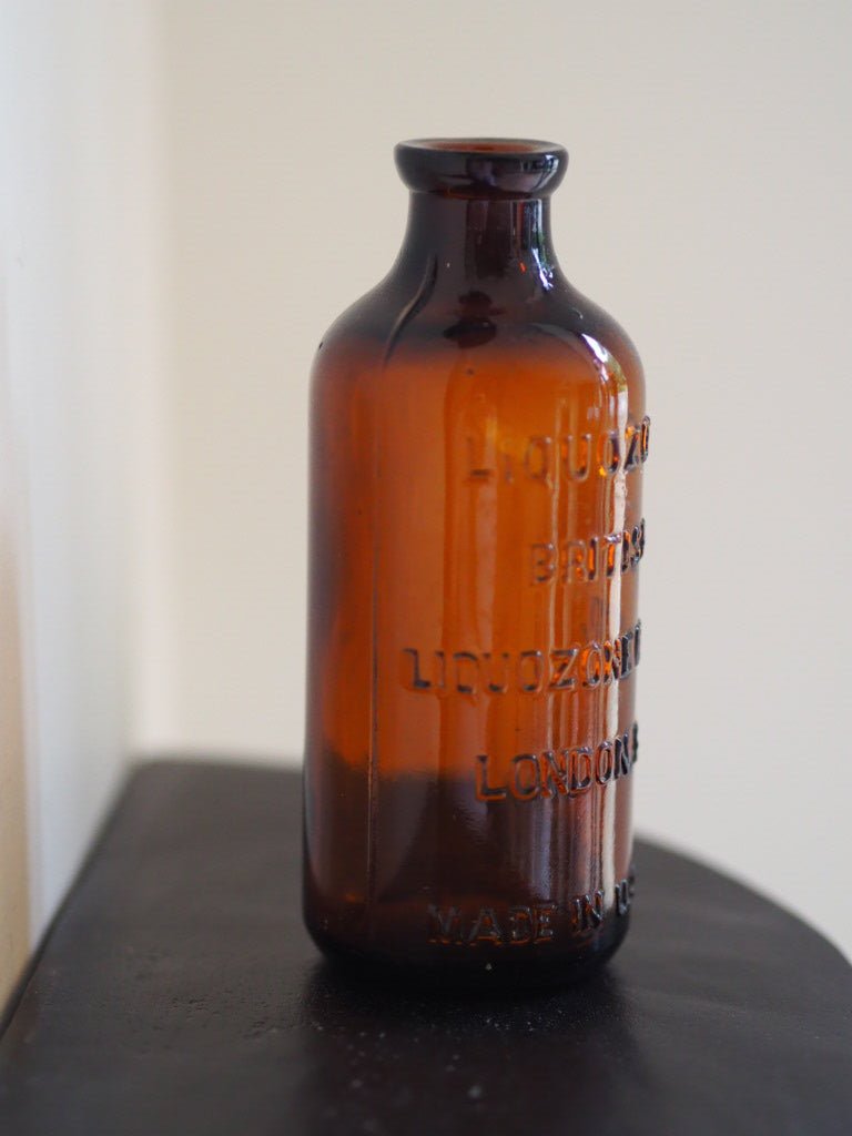 Antique Liquozone Amber Bottle - Natalia Willmott