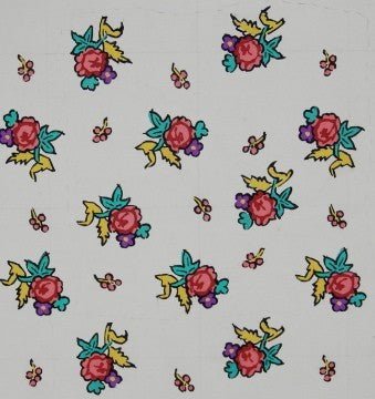 Art Deco Roses textile design - Natalia Willmott