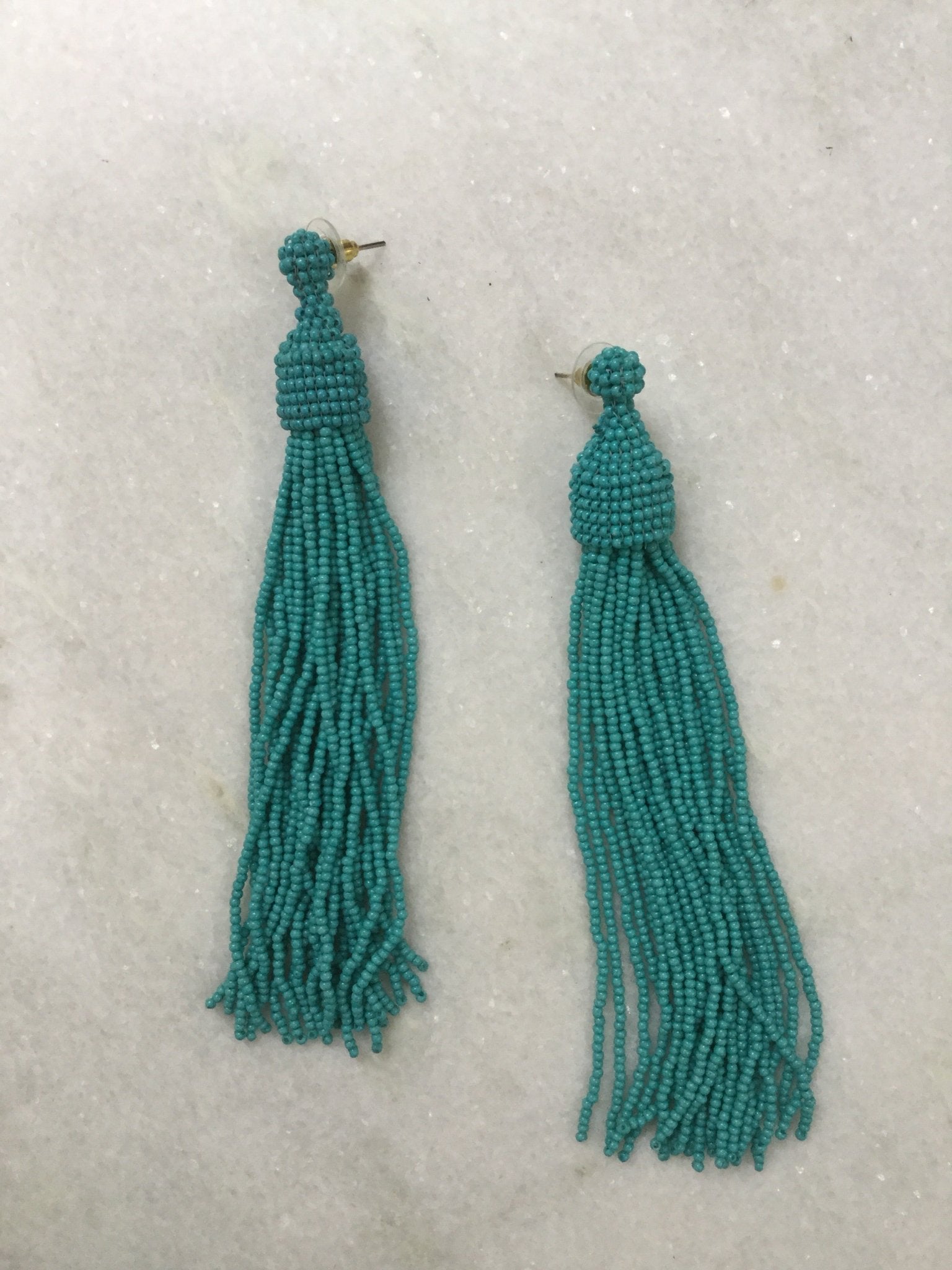 Beaded tassel earrings - Natalia Willmott