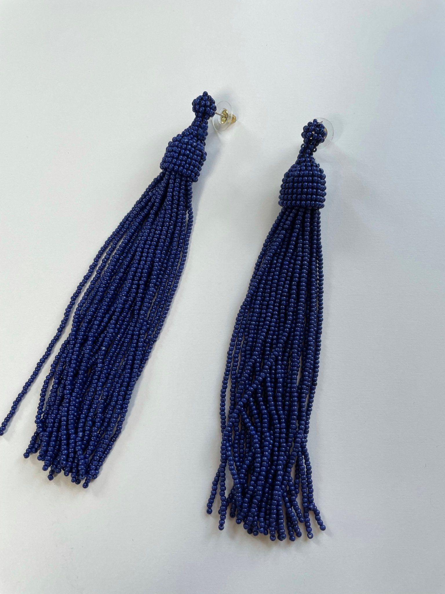 Beaded tassel earrings - Natalia Willmott
