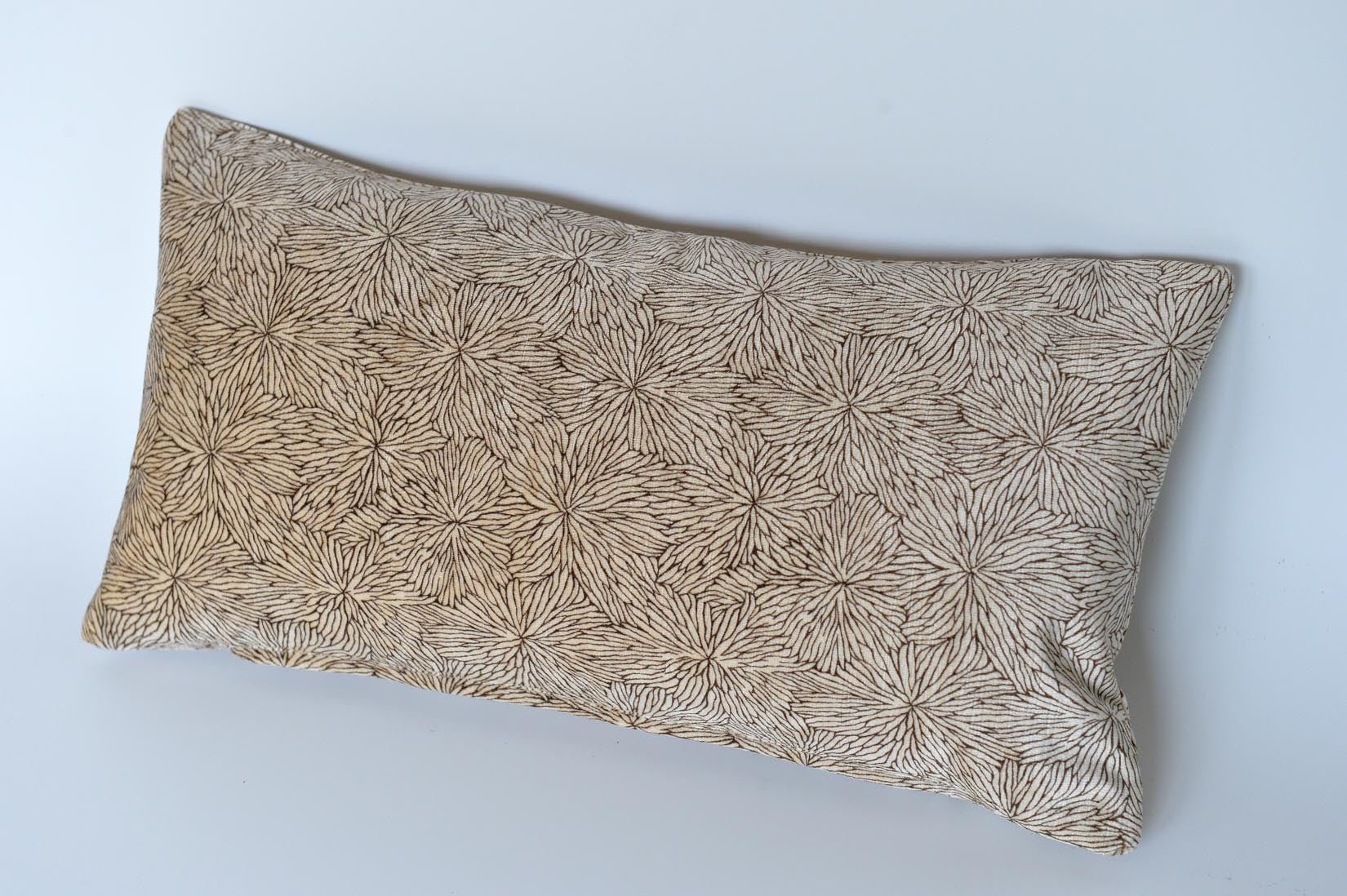 Beige or Earth velvet cushion - Natalia Willmott