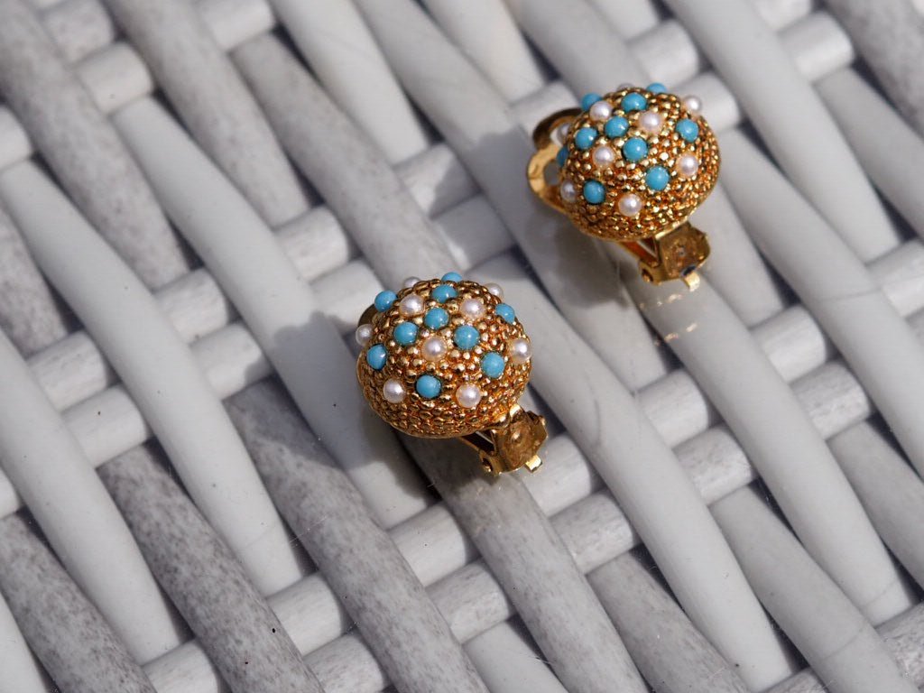 Bombé clip on earrings - Natalia Willmott