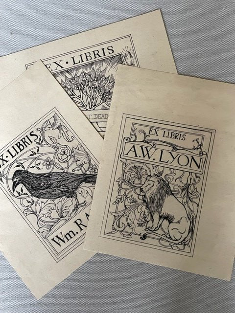 Book plate design by Hilda Clegg - Natalia Willmott