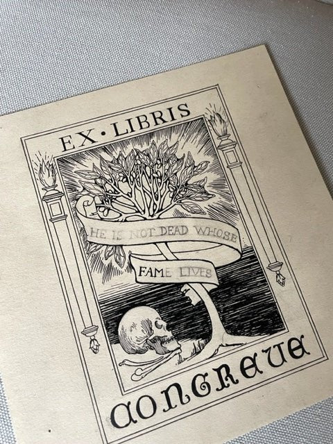 Book plate design by Hilda Clegg - Natalia Willmott
