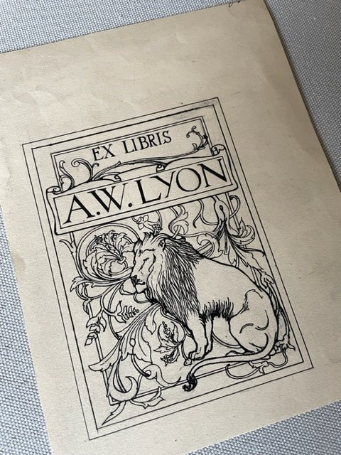 Book plate design by Hilda Clegg - Natalia Willmott