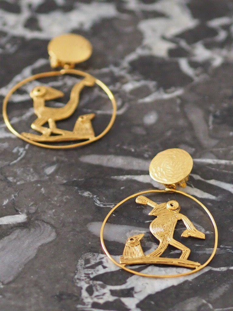 Clip on Earrings "farendole" by Elisabeth Riveiro - Natalia Willmott