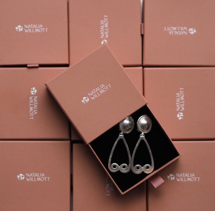 Clip on earrings Volutine by Elisabeth Riveiro - Natalia Willmott