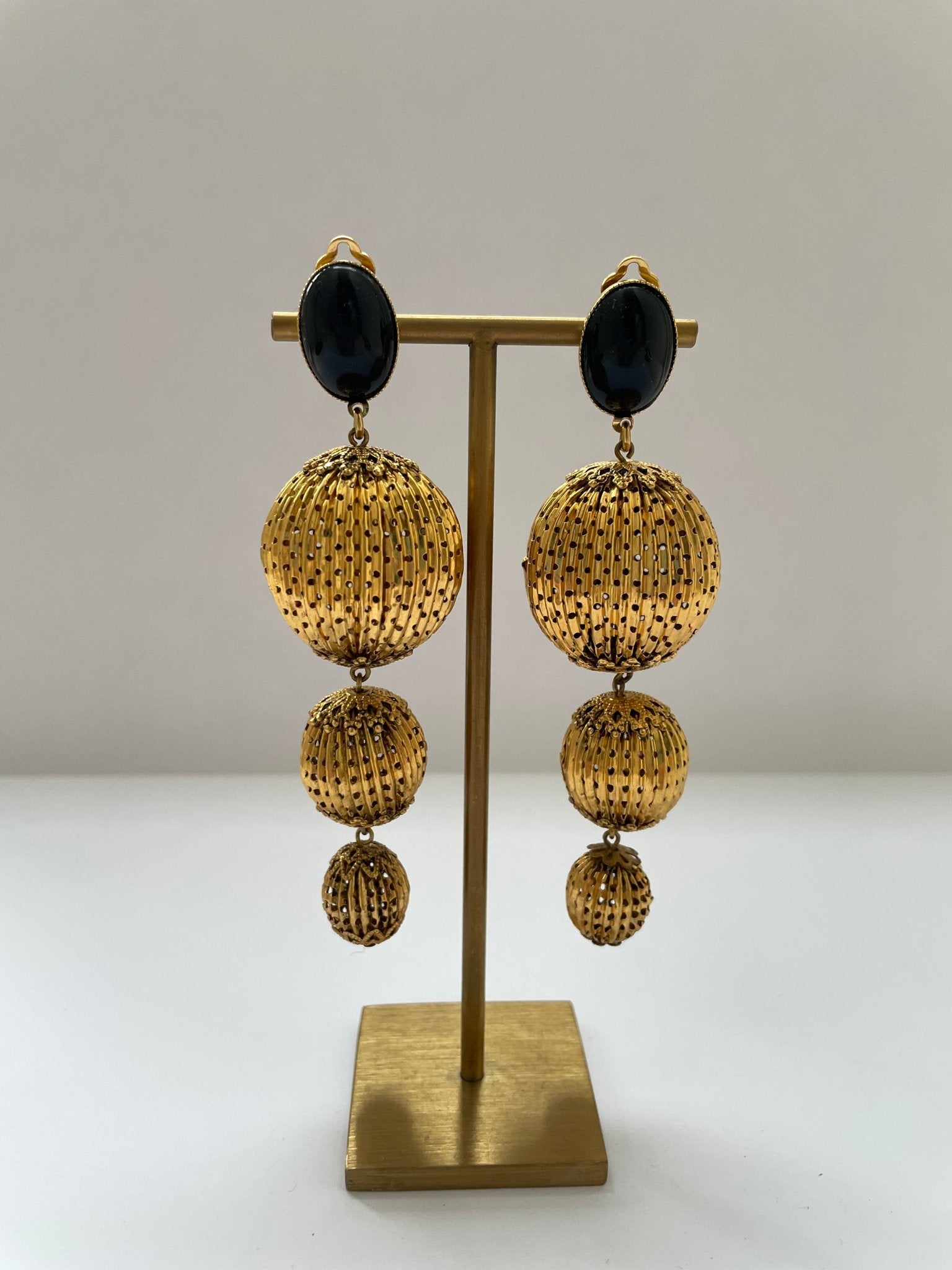Cosmic ball clip on earrings - Natalia Willmott