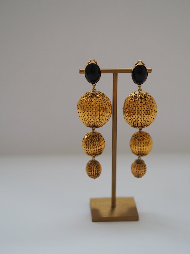 Cosmic ball clip on earrings - Natalia Willmott